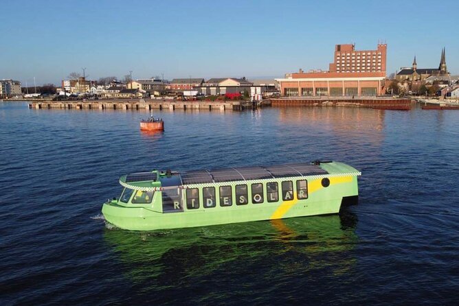 1.5hr Harbour Experience on North America's LARGEST solar boat! - Shoreline protection and the changing coast