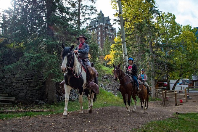 1 Hour Spray River Ride - The riding lesson: useful instruction, not a full course