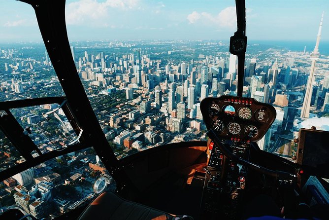 20 km Helicopter Tour over Toronto - Photos, Phones, and Small Cabin Practicalities