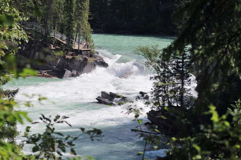 5-Hour Fraser River Rafting in Jasper National Park - The Rearguard Falls portage