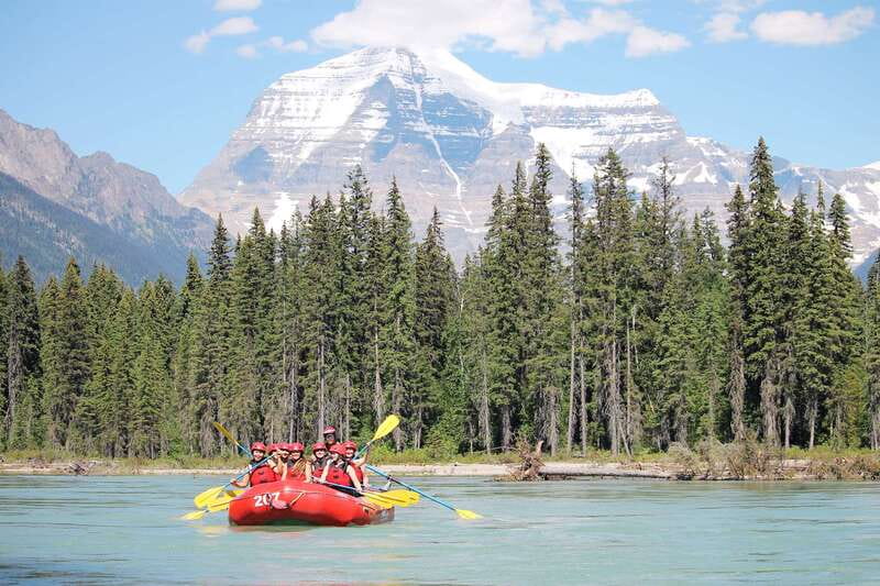 5-Hour Fraser River Rafting in Jasper National Park - The lower canyon and calmer wildlife stretch