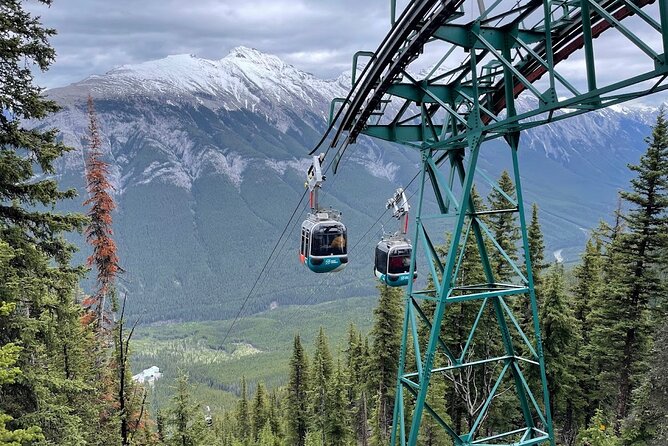 8 Iconic Stops. 12 Comfy Seats. See Banff's Best in First Class. - Mount Norquay and Bow Falls finish near Banff