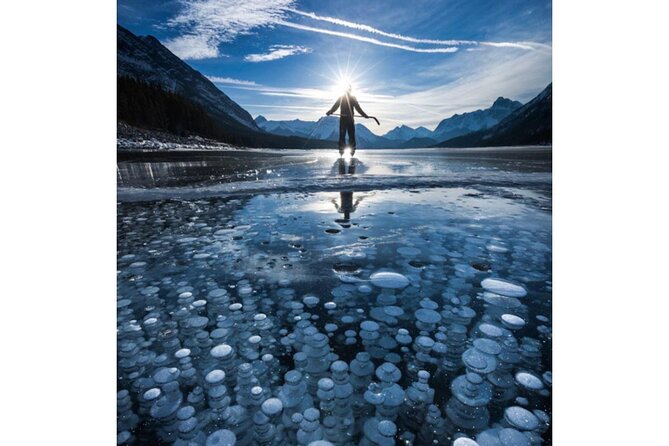 Abraham Ice Bubble/Sunwapta Falls,Snowshoeing,Icefield, Bow&Peyto - Waterfowl Lakes and the Icefields Parkway itself