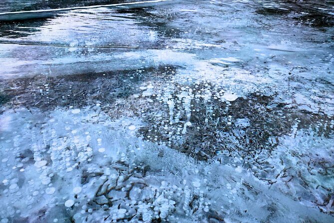 Abraham IceBubble, Peyto, Bow Lake with Snowshoeing& Icewalk - Seasonal waterfalls: Sunwapta Falls and Athabasca Falls