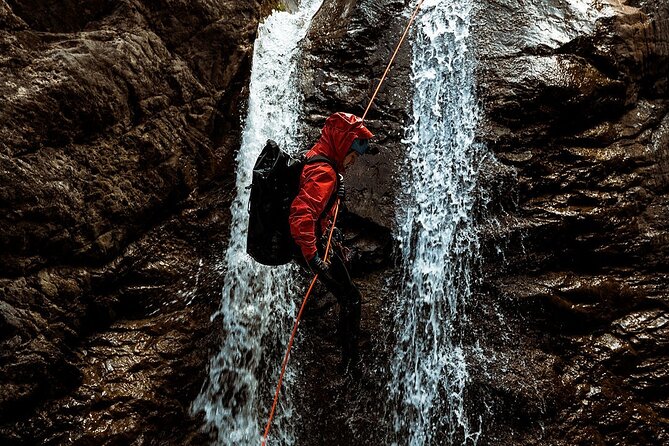 Adrenaline Canyoning Tour - Learning the ropes with Jack, Robyn, Matthieu, or Tanner