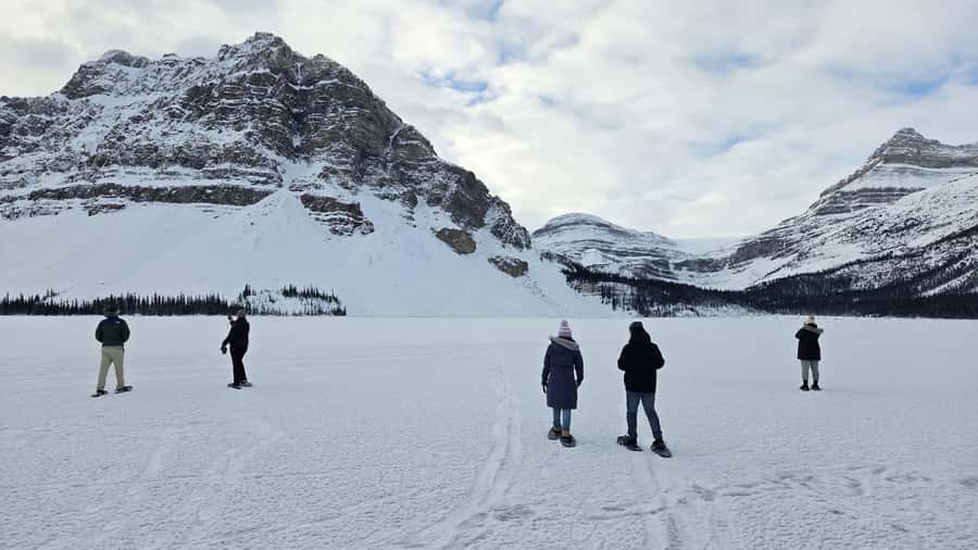 Athabasca Falls/Abraham,Sunwapta Falls, Icefield, Peyto Lake - Small groups make the packed schedule easier