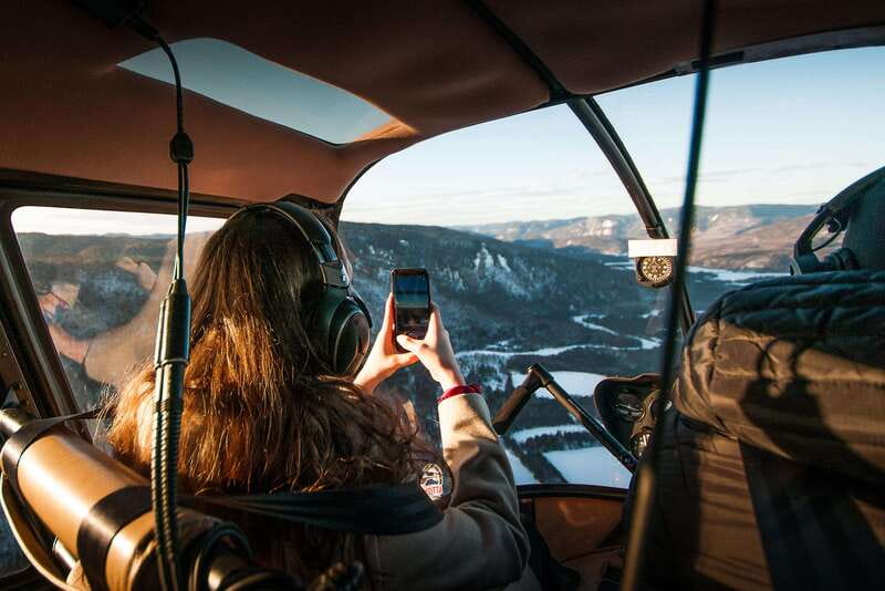 Attitude-Helicopter: Helicopter tour of Quebec City - From Quebec City to the heliport