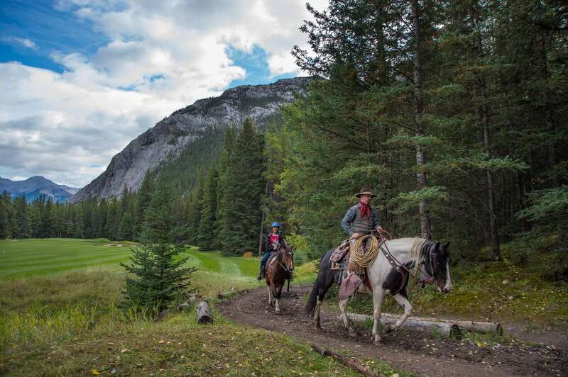 Banff: 4-Hour Sulphur Mountain Intermediate Horseback Ride - Crossing the Spray River on horseback