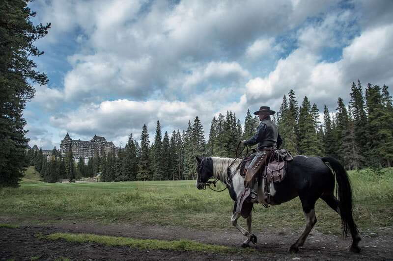 Banff: 4-Hour Sulphur Mountain Intermediate Horseback Ride - Passing the Fairmont Banff Springs Golf Course