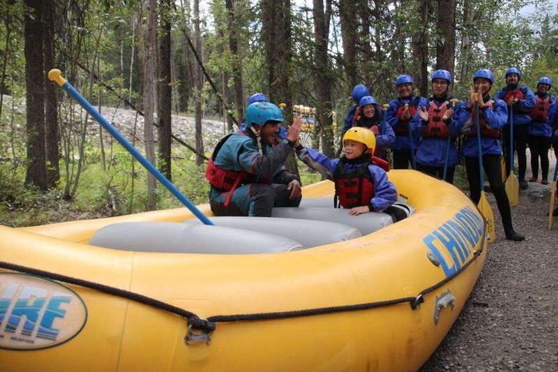 Banff: Afternoon Kananaskis River Whitewater Rafting Tour - Calm water, wildlife, and mountain views