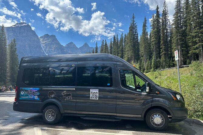 Banff/Canmore Shuttle to Moraine Lake and Lake Louise(1.5h each) - A driver-led day, not a narrated park tour