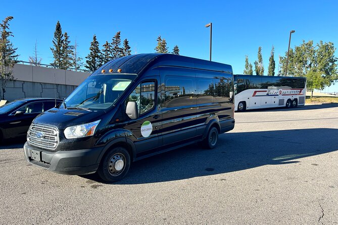 Banff (Canmore) to Calgary Public Shuttle - The Rocky Mountain ride is part of the appeal