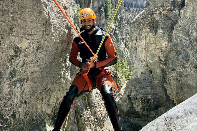 Banff Canyoning - Ghost Canyon (Intermediate Level) - Four rappels, then slides, scrambles, and jumps