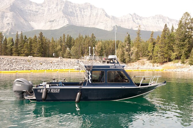 Banff Fishing on Lake Minnewanka - What a private morning on Lake Minnewanka feels like