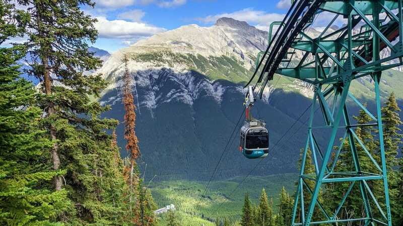 Banff: Gondola Cave Basin, Johnston Canyon & Lake Minnewanka - Bow Falls, Fairmont views, and Surprise Corner