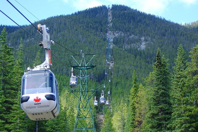 Banff: Gondola, Hot Spring and Three Lakes Tour - Banff Upper Hot Springs: relaxing, but check your ticket