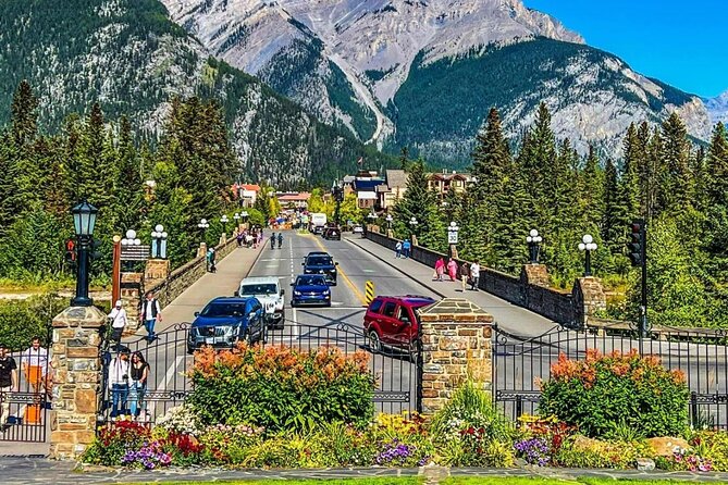 Banff: Gondola, Hot Spring and Three Lakes Tour - Bow Falls and Surprise Corner: fast, easy photo stops