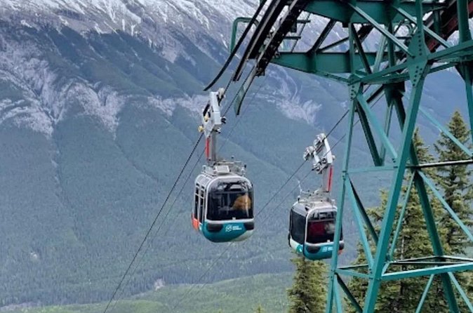 Banff Gondola Hot Springs Bow Falls and Three Lakes tour - Bow Falls: a quick stop with easy views