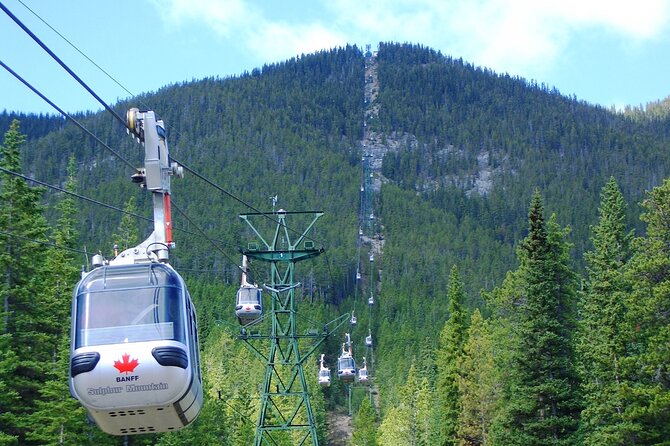Banff Gondola Hot Springs Bow Falls and Three Lakes tour - Sulphur Mountain and the Banff Gondola