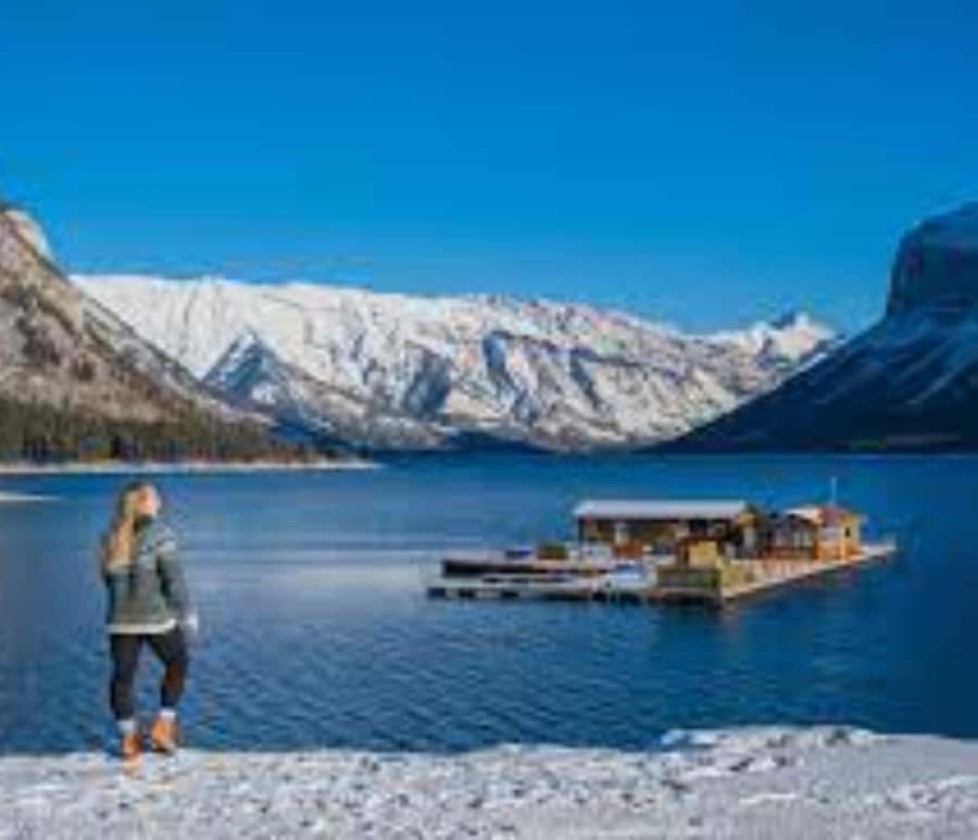 Banff: Gondola, Hot Springs, Bow falls & Three lakes tour - Riding the Banff Gondola up Sulphur Mountain