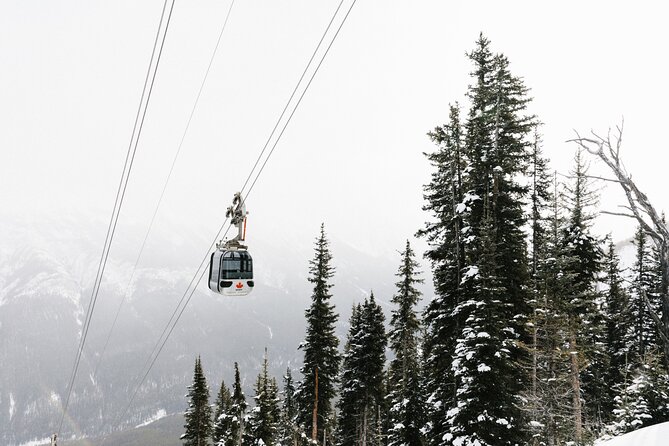 Banff Gondola & Lake Minnewanka Cruise Combo - Riding the enclosed gondola to Sulphur Mountain