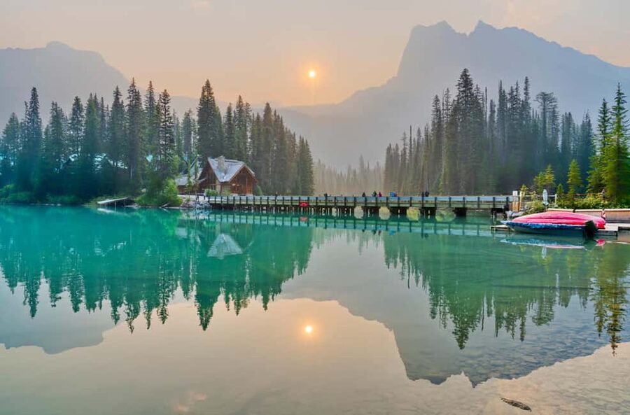 Banff: Lake Louise, Emerald, Moraine Lake & Johnston Canyon - Natural Bridge is a quick but worthwhile pause