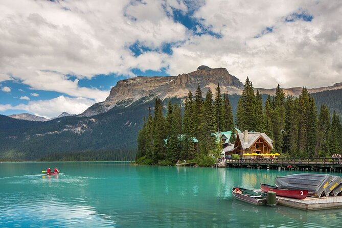 Banff Lake Louise Moraine & Emerald Lake Tour - Natural Bridge: a quick geological stop