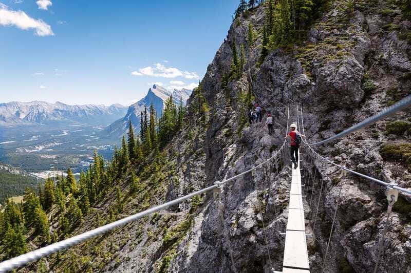 Banff: Mount Norquay 2.5 or 4-Hour Guided Via Ferrata Climb - Ridgewalker adds the summit ridge and more climbing