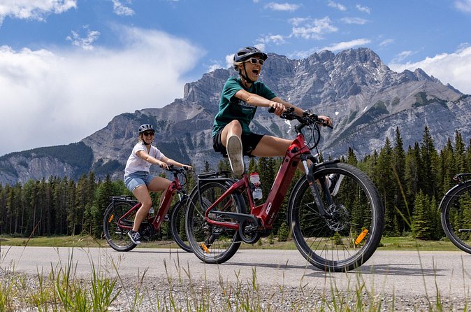 Banff Mountain Lakeside - E-bike Tour - Lake Minnewanka is the scenic centerpiece