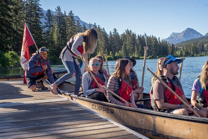 Banff National Park Big Canoe Tour - Weather can change the character of the ride