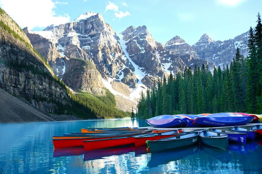 Banff Town: Gondola, Lake Louise, Moraine, Cave and Basin - Bow Falls and Surprise Corner in quick succession