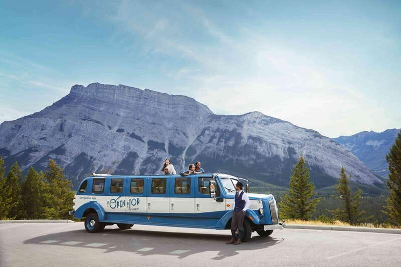 Banff: Vintage Car Legendary Open-Top Touring - A 1930s-style car gives Banff a different point of view