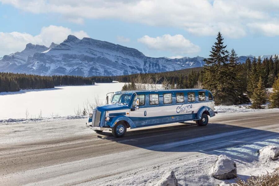 Banff: Winter Tour with Dinner & Nightrise at Banff Gondola - Lake Minnewanka gives the tour its strongest sense of place