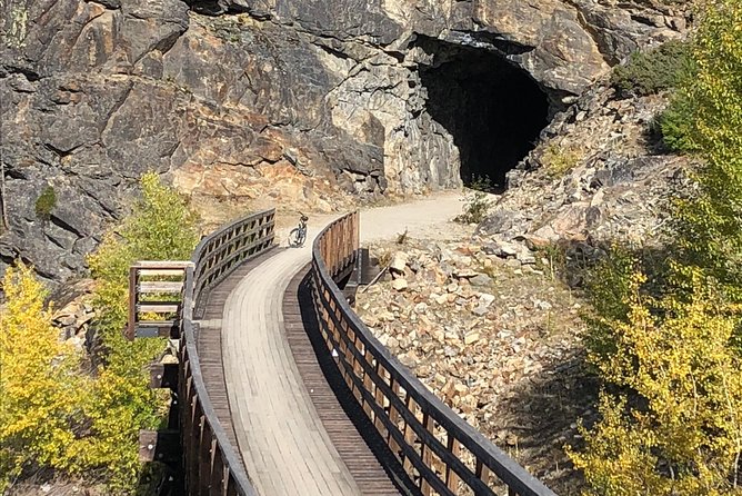 Bicyle Tour on Historical Kettle Valley Railway from Myra Canyon to Penticton - The Naramata Bench brings back the big views