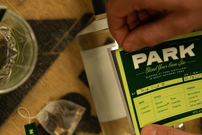 Blend Your Own Gin Experience in Banff - Inside Park Distillery, where the process comes first