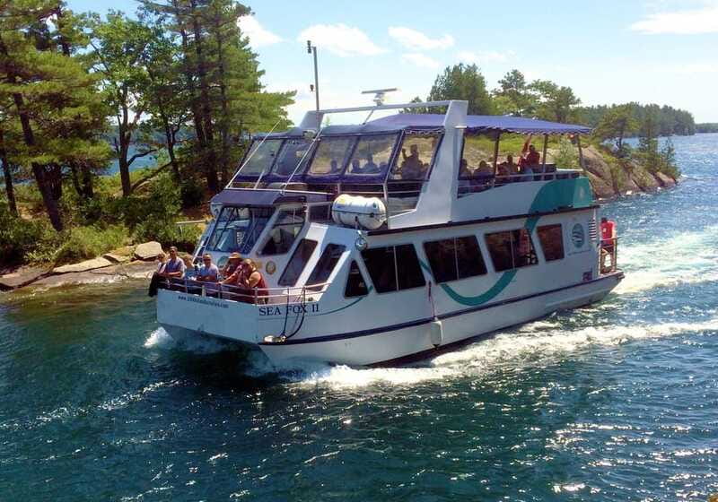 Brockville: 1000 Islands Cruise - Freighters in the St. Lawrence Seaway Channel