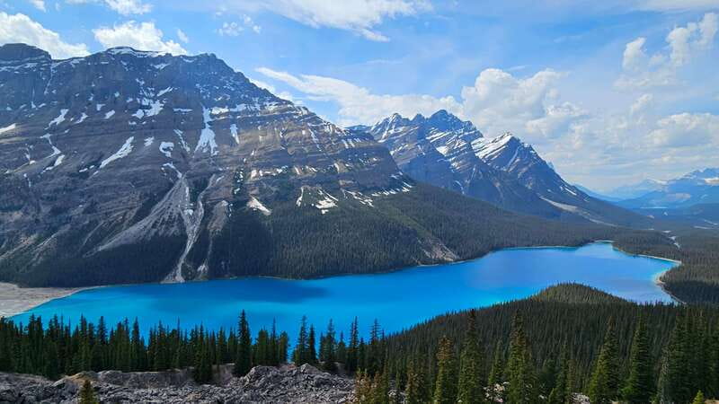 Calgary: 2-Day Banff National Park Highlights Summer Tour - Payto Lake closes the route with a wide view