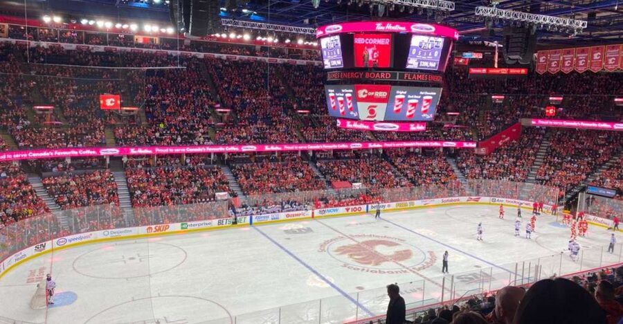 Calgary: Calgary Flames Ice Hockey Game Ticket - Arriving at Scotiabank Saddledome with the right ticket