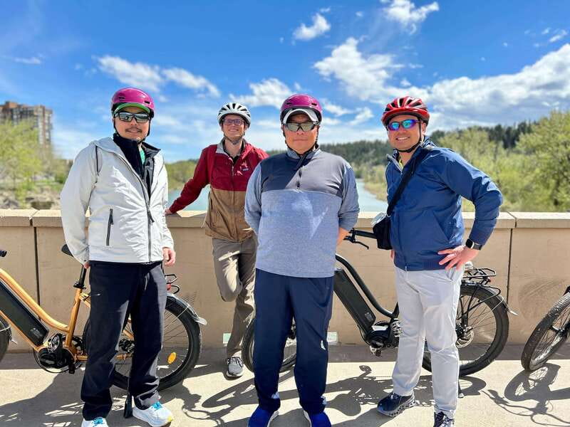 Calgary: City Bike Tour, Highlights and Bow River - Following the Bow River for a calmer view