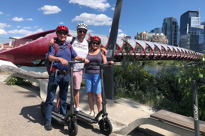 Calgary City Highlights 2 Hour E-Scooter Tour - Prince’s Island Park and the Bow River paths