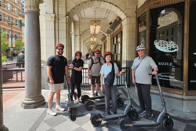 Calgary City Highlights 2 Hour E-Scooter Tour - Central Memorial Park and the downtown ride