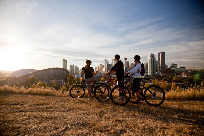 Calgary City Highlights 3 Hour Bike Tour, E-Bike Upgrade Avail. - Following the Bow River for the opening 30 minutes