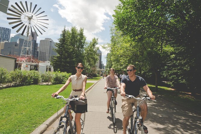 Calgary City Highlights 3 Hour Bike Tour, E-Bike Upgrade Avail. - Starting at Toonie Tours on 8 Avenue SW