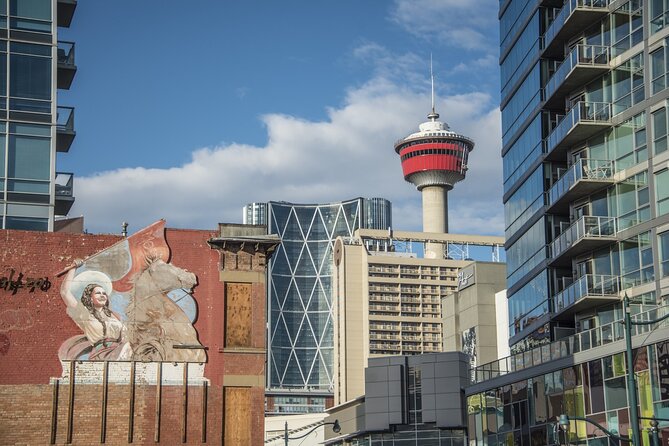 Calgary City Tour: Peace Bridge, Calgary Tower & Stephen Avenue - The vehicle keeps the route compact, but it is not a bus-only tour