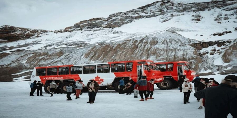 Calgary: Icefield Adventure, Skywalk and three Glaciers Tour - Waterfowl Lake is the slower, quieter stop