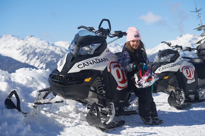 Callaghan Cruiser Snowmobile Tour - A short lesson before the trail