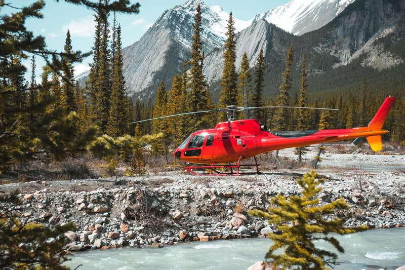 Canadian Rockies: Private Helicopter Tour and Hike for Two - The flight out: glaciers, lakes, and mountain valleys
