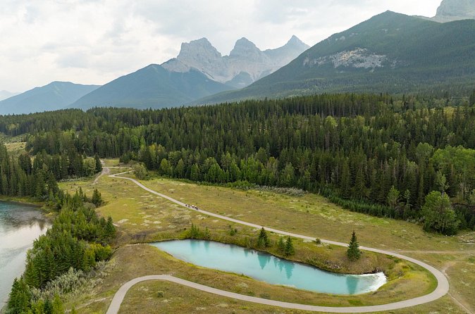 Canmore’s #1 Food Bike Tour: A Must Do Mountain Experience! - The Engine Bridge and Canmore’s downtown edge