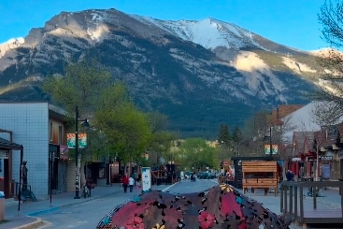 Canmore Town Walking Tour with Refreshment and Sweet Treat - Meeting beneath Canmore’s Big Head