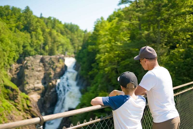 Canyon Sainte Anne: Air Canyon Ride with Park Entry - A Canyon Cut Through Ancient Canadian Shield Rock